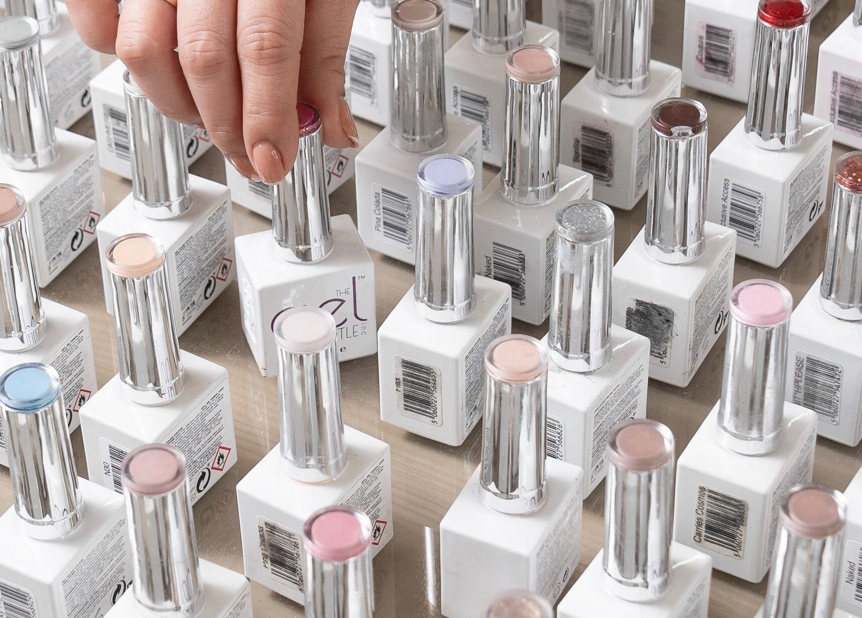 Selection of nail polish at Anamil Spa - Qurtubah, Riyadh, Riyadh Province, SA displays diverse color choices.