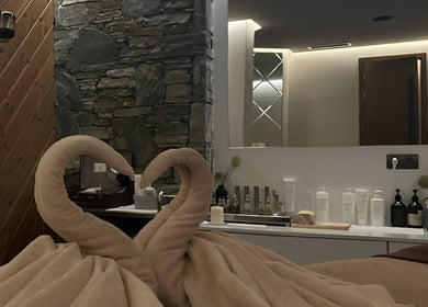 Романтичен спа декор в Riverside Boutique Hotel Bansko, Банско, Благоевград, BG.