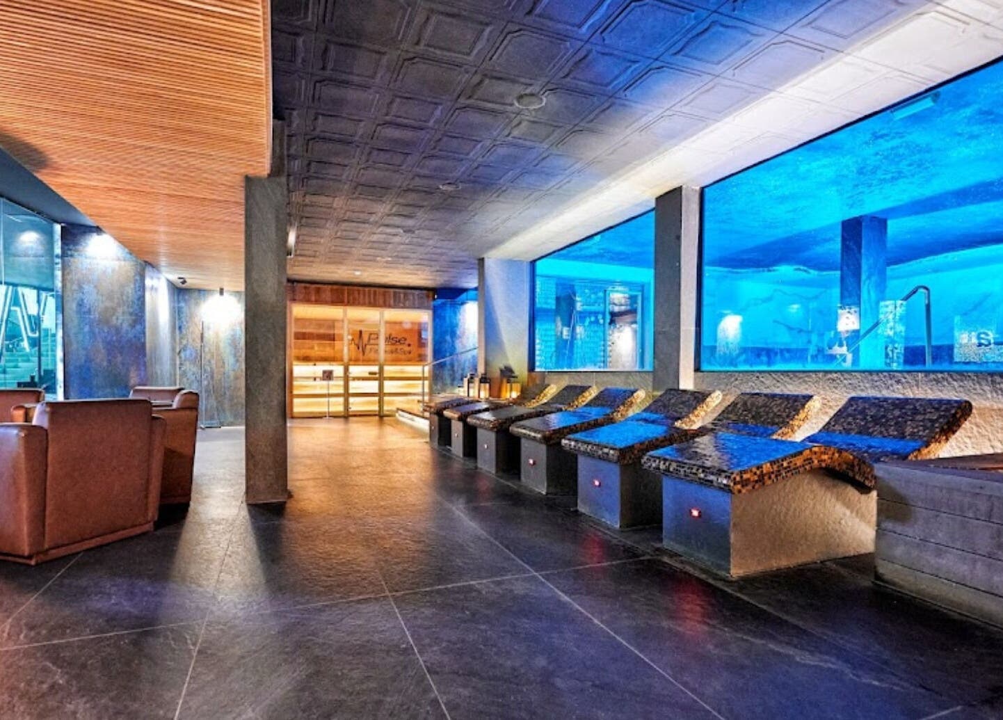 Уютна атмосфера в Evia Spa в Pulse Fitness Mladost Sofia, София, Област София, BG.