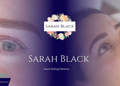 Close-up of beautifully shaped eyebrows at Sarah Black in Culverden, Canterbury, NZ showcasing expert beauty care.