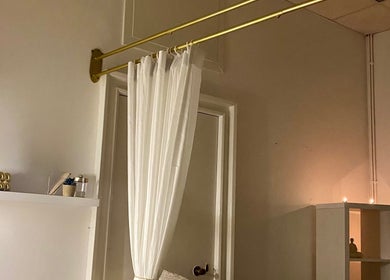 Peaceful wellness corner with candles at Dumbarton, Scotland, GB venue.