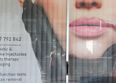 Aesthetics By Lee, Nambucca Heads, New South Wales, AU: beauty services signage featuring lip injections.