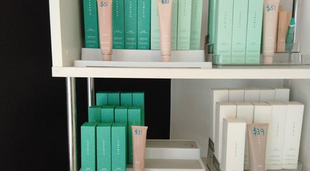 Aesthetics By Lee in Nambucca Heads, New South Wales, AU displays an elegant array of skincare products.