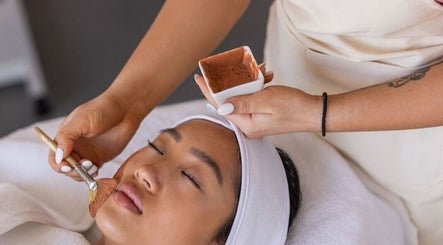Facial treatment at Delta Beauty Salon, Phillip, Australian Capital Territory, AU. Relaxation and skincare in action.