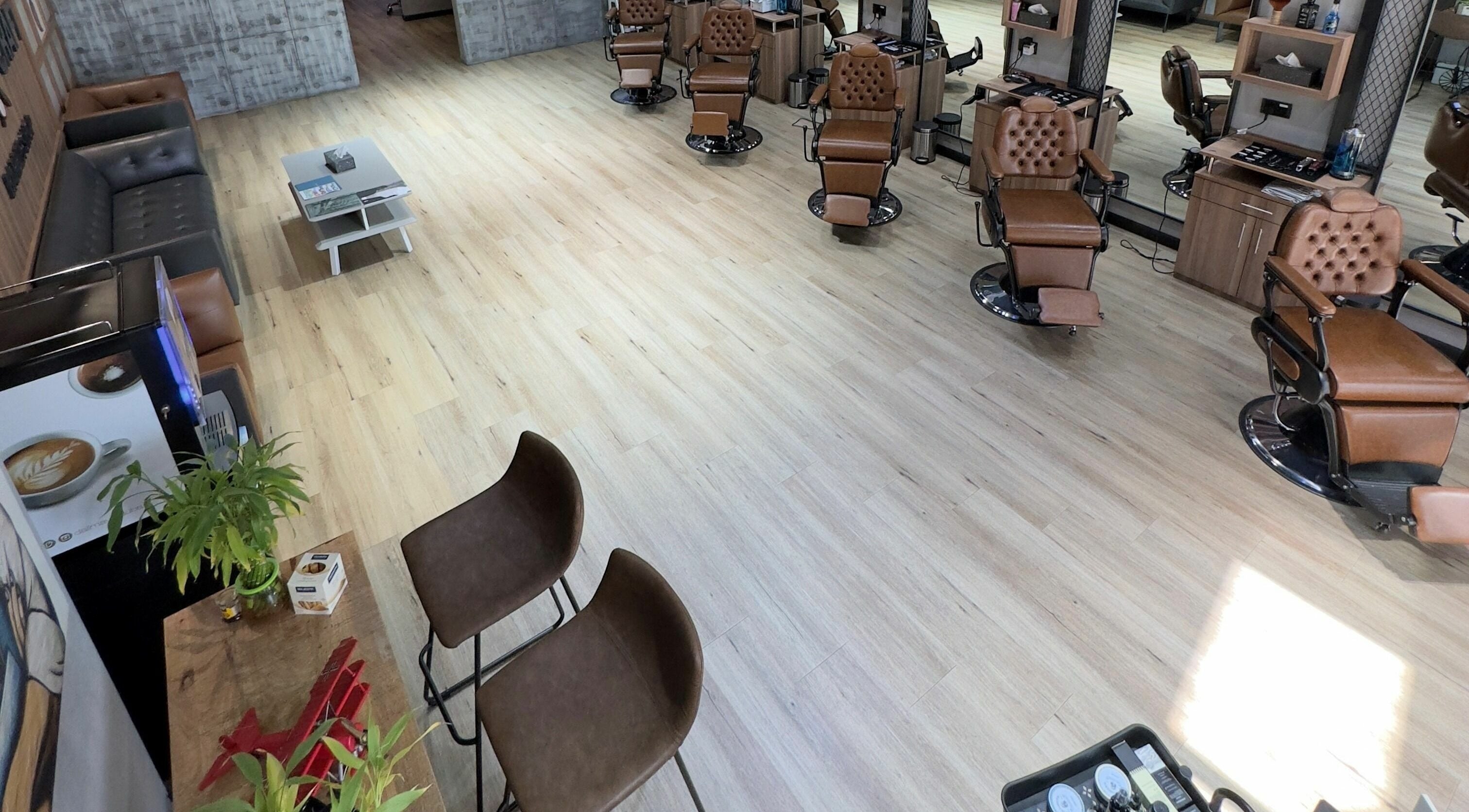 Luxurious interior of Blade Craft in Dubai, Dubai, AE featuring elegant leather chairs and modern decor.