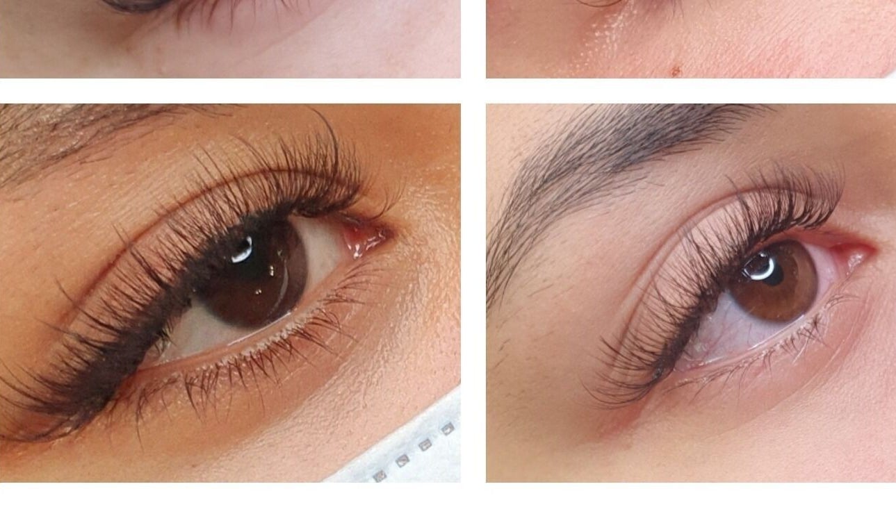 Delicate eyelash extensions at Lashes in Style, Levin, Manawatū-whanganui Region, NZ showcasing precise beauty.