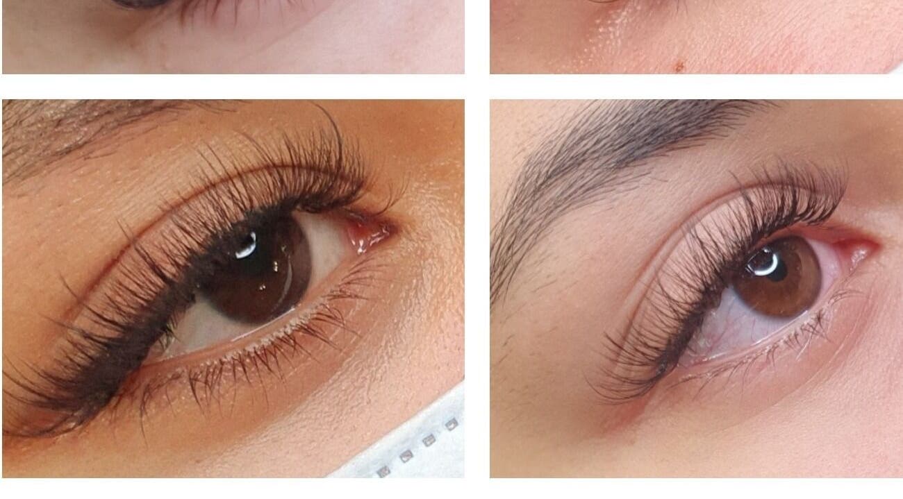 Delicate eyelash extensions at Lashes in Style, Levin, Manawatū-whanganui Region, NZ showcasing precise beauty.