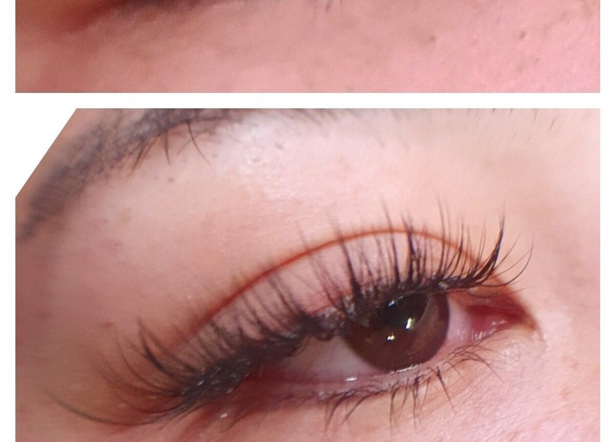 Close-up of styled eyelashes at Lashes in Style, Levin, Manawatū-whanganui Region, NZ, showcasing intricate beauty.