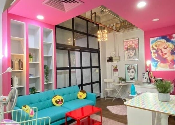 Vibrant interior of Dashing Diva Shah Alam in Shah Alam, Selangor, MY with colorful decor and modern furniture.