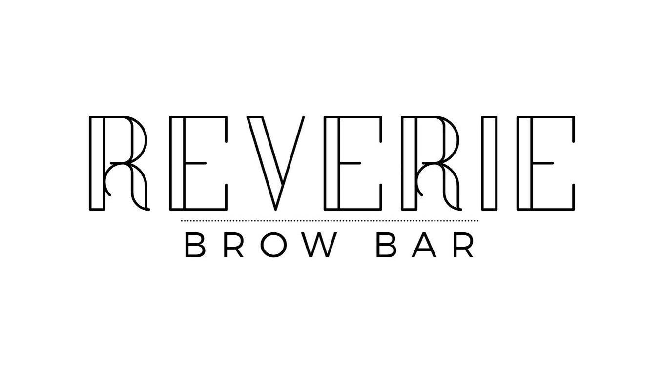 Reverie Brow Bar logo showcasing its elegant design, located in Freeland, Michigan, US.