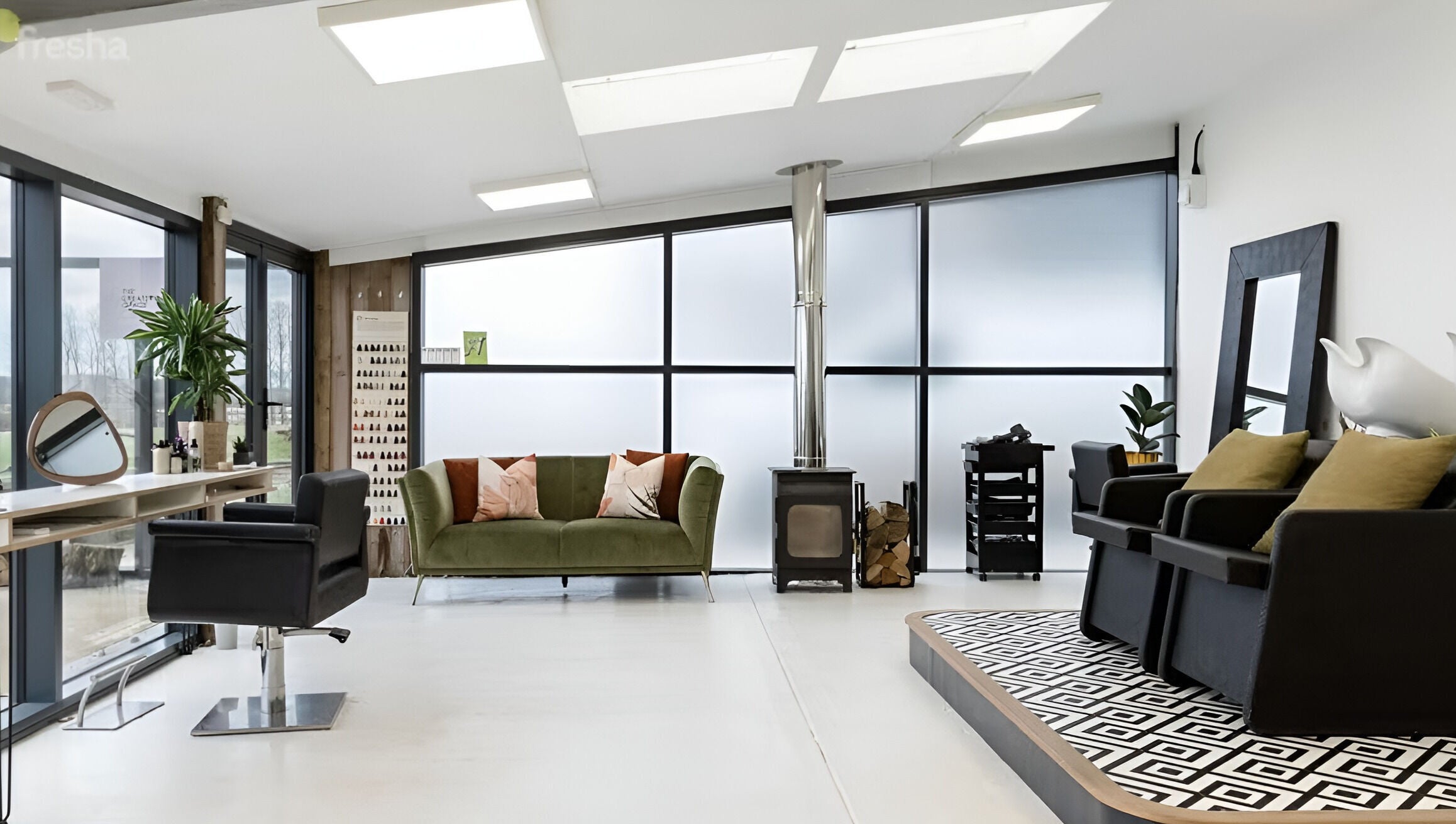 Stylish interior of Hayley Edwards at Creative Space Kent, Faversham, England, GB, featuring chic decor.