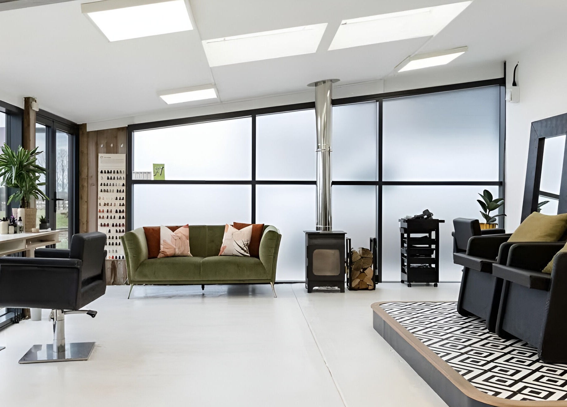 Stylish interior of Hayley Edwards at Creative Space Kent, Faversham, England, GB, featuring chic decor.