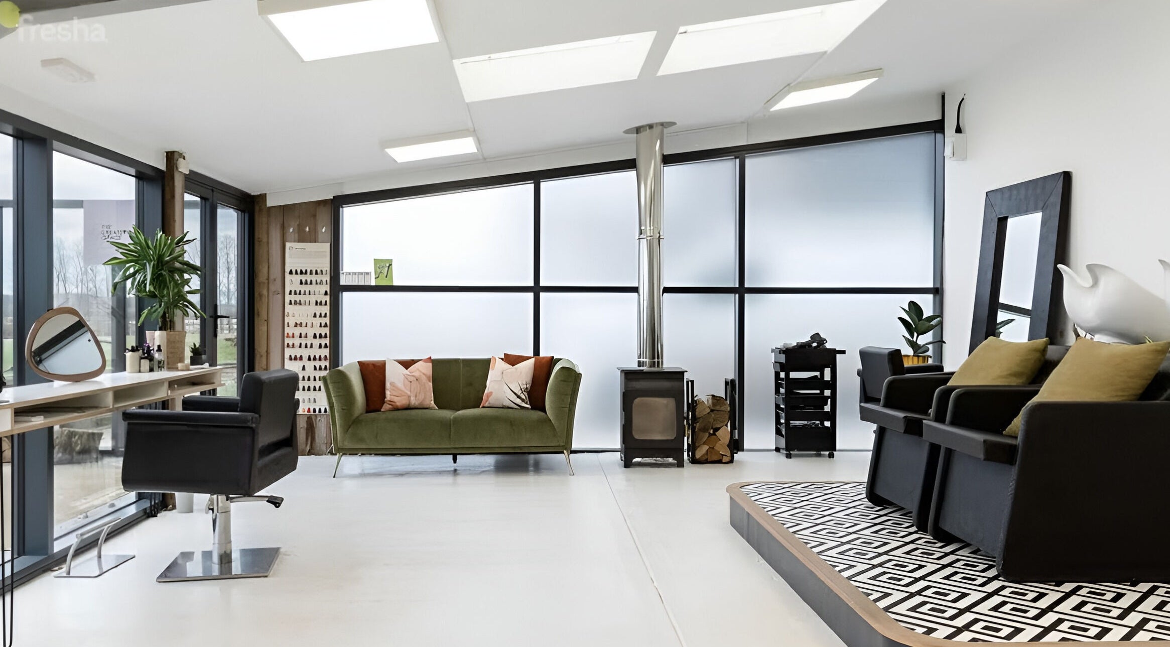 Stylish interior of Hayley Edwards at Creative Space Kent, Faversham, England, GB, featuring chic decor.