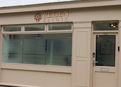 Front of Regen Clinic Norwich in Norwich, England, GB featuring elegant beige design.