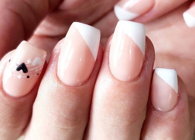 Elegant French manicure at La Bella Vita Beauty Salon & Nail Bar, Lydenburg, Mpumalanga, ZA showcasing nail art.