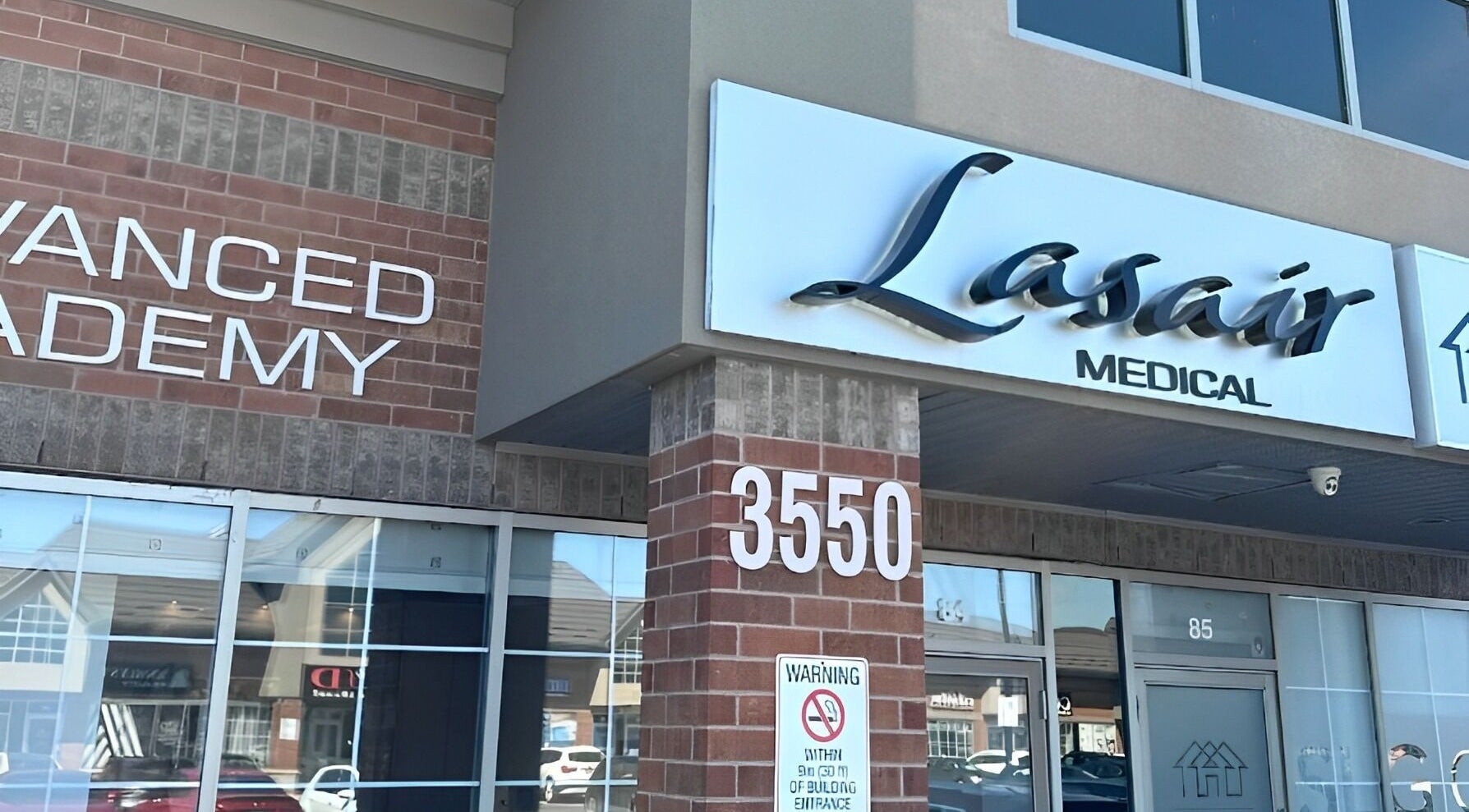 Exterior of Loven Beauty Inc in Vaughan, Ontario, CA showcasing modern design elements.