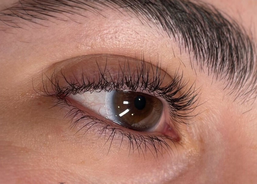 Elegant eye detail showcasing lash design at Loven Beauty Inc, Vaughan, Ontario, CA.