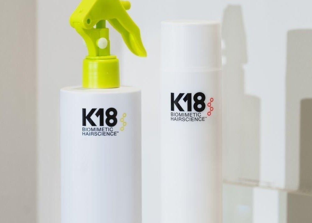 K18 Biomimetic Hairscience products at Clay Beauty Lounge - Mushrif, Abu Dhabi, Abu Dhabi, AE.