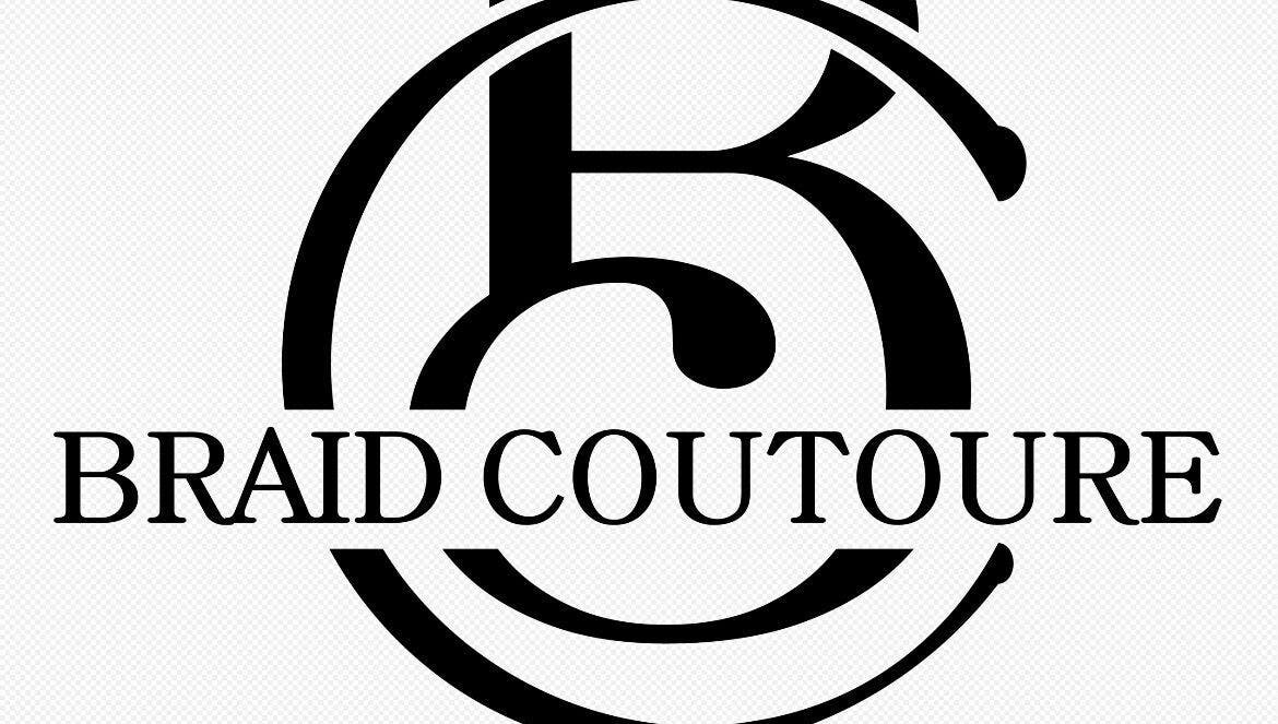 Braid Couturee logo in Bridgetown, Saint Michael, BB, highlighting the sophisticated design and branding.