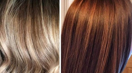 Beautiful hair colors at Status Hair Design, York, England, GB showcasing subtle highlights and vibrant hues.