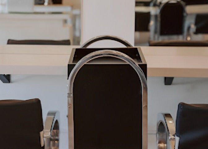 Chic salon chair in Smudge, Stellenbosch, Western Cape, ZA, perfect for beauty treatments.