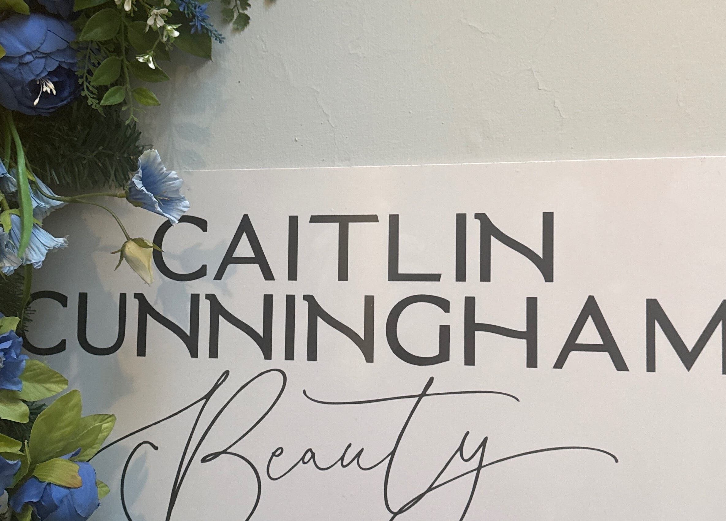 CCB Studios sign with floral decor in Stenhousemuir, Scotland, GB.