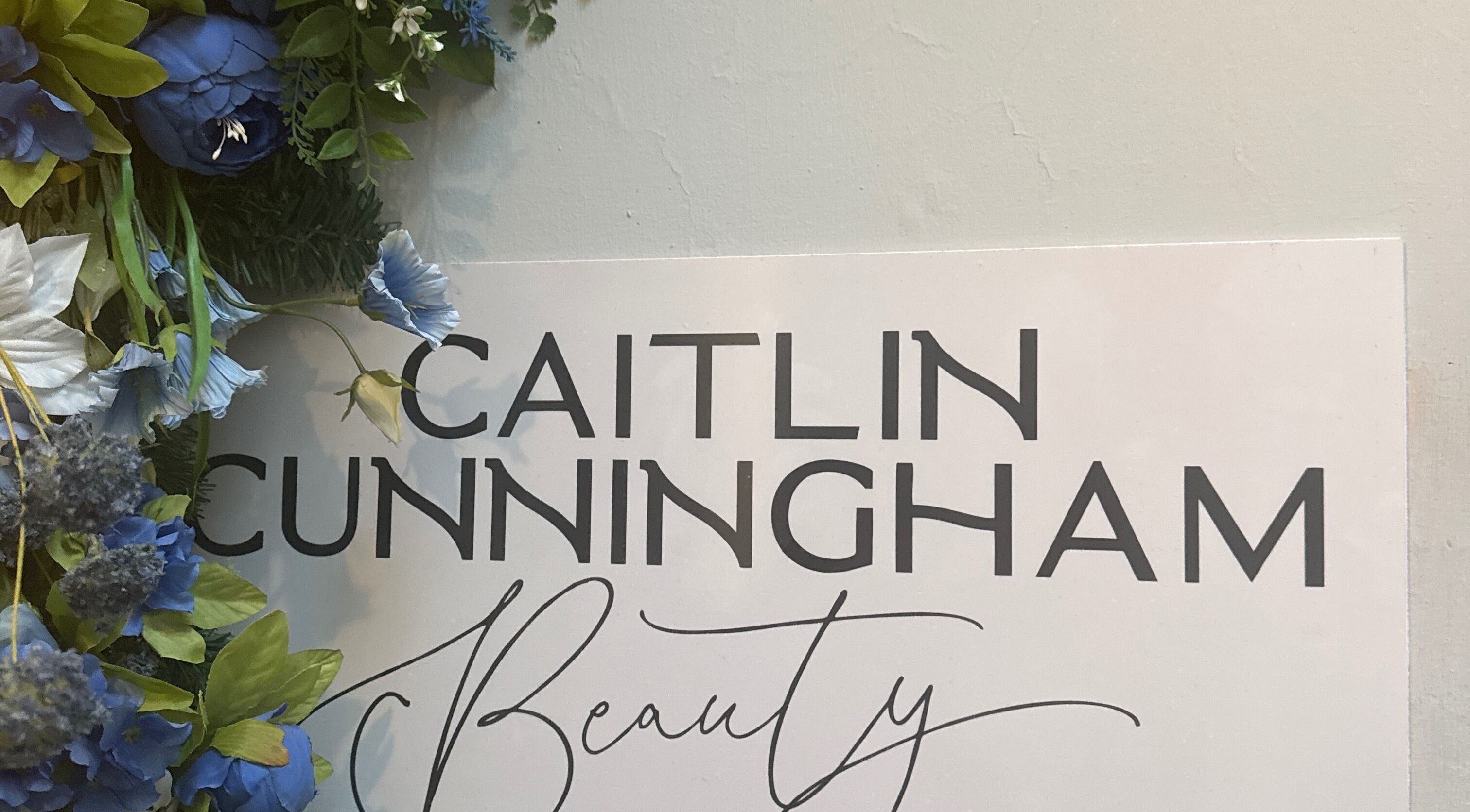 CCB Studios sign with floral decor in Stenhousemuir, Scotland, GB.