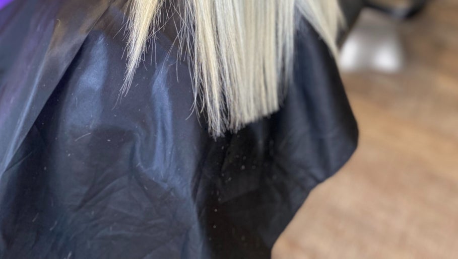 Freshly trimmed blonde hair at KC CUTZ @ k&d hair beauty wellness, Kilmarnock, Scotland, GB.