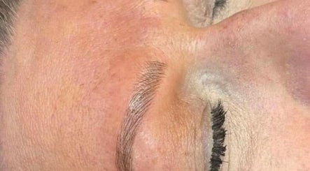 Detailed view of a well-groomed eyebrow at SC Aesthetics, Ayr, Scotland, GB. Perfect for beauty enhancements.