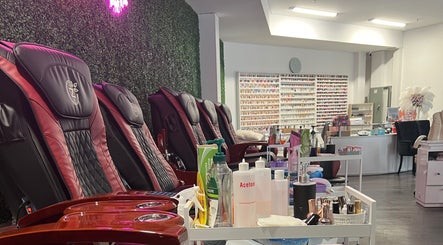 Luxurious nail spa chairs at Findon Nails and Spa, Findon Shopping Centre (COLES), Findon, South Australia, AU.