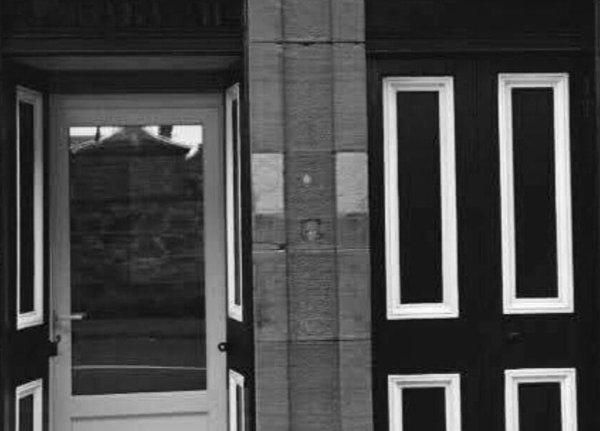 Charming entrance of Beauty by Jayde in Mauchline, Scotland, GB, showcasing classic architectural details.