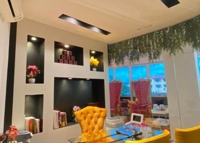 Plush interior at Sweet Pinky Beauty House, KUALA TERENGGANU, TERENGGANU, MY with luxurious seating and decor.