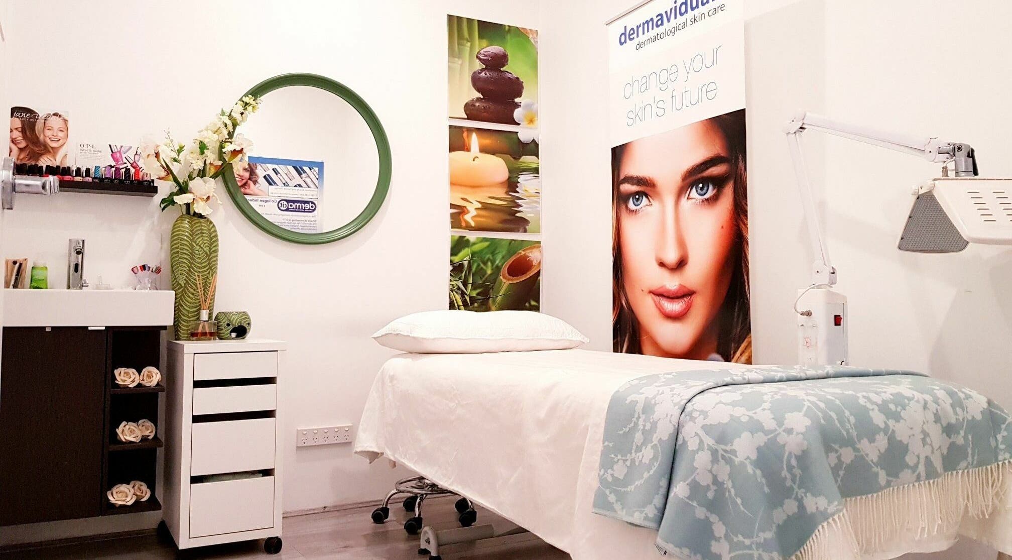 Relaxing treatment room at Complexion Skin Clinic, Mitcham, Victoria, AU, featuring a serene decor.