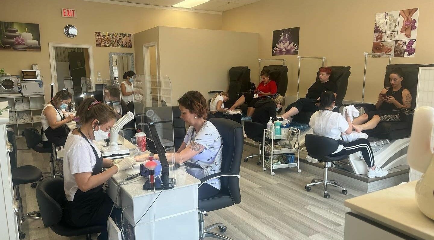 MyLinh Nails and Spa offers relaxing pedicures in Chatham-Kent, Ontario, CA with a calming ambience.