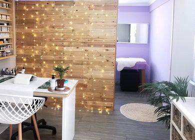 Nova Bella Beauty salon in Cape Town, Western Cape, ZA with a cozy, well-lit workspace and soothing ambiance.
