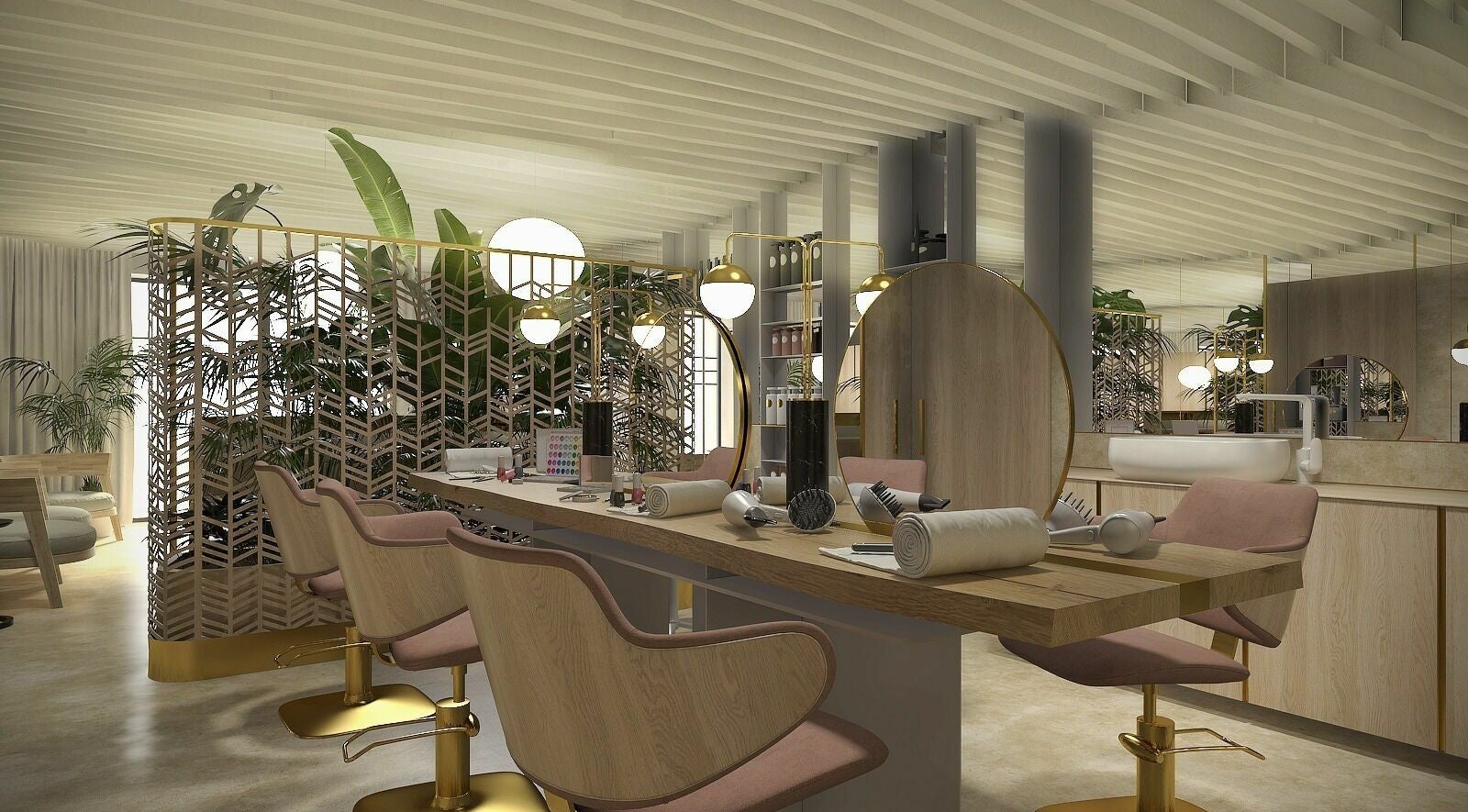 Elegant nail care area at Ida Spa Dorobanti, București, București, RO with lush decor and plush seating.