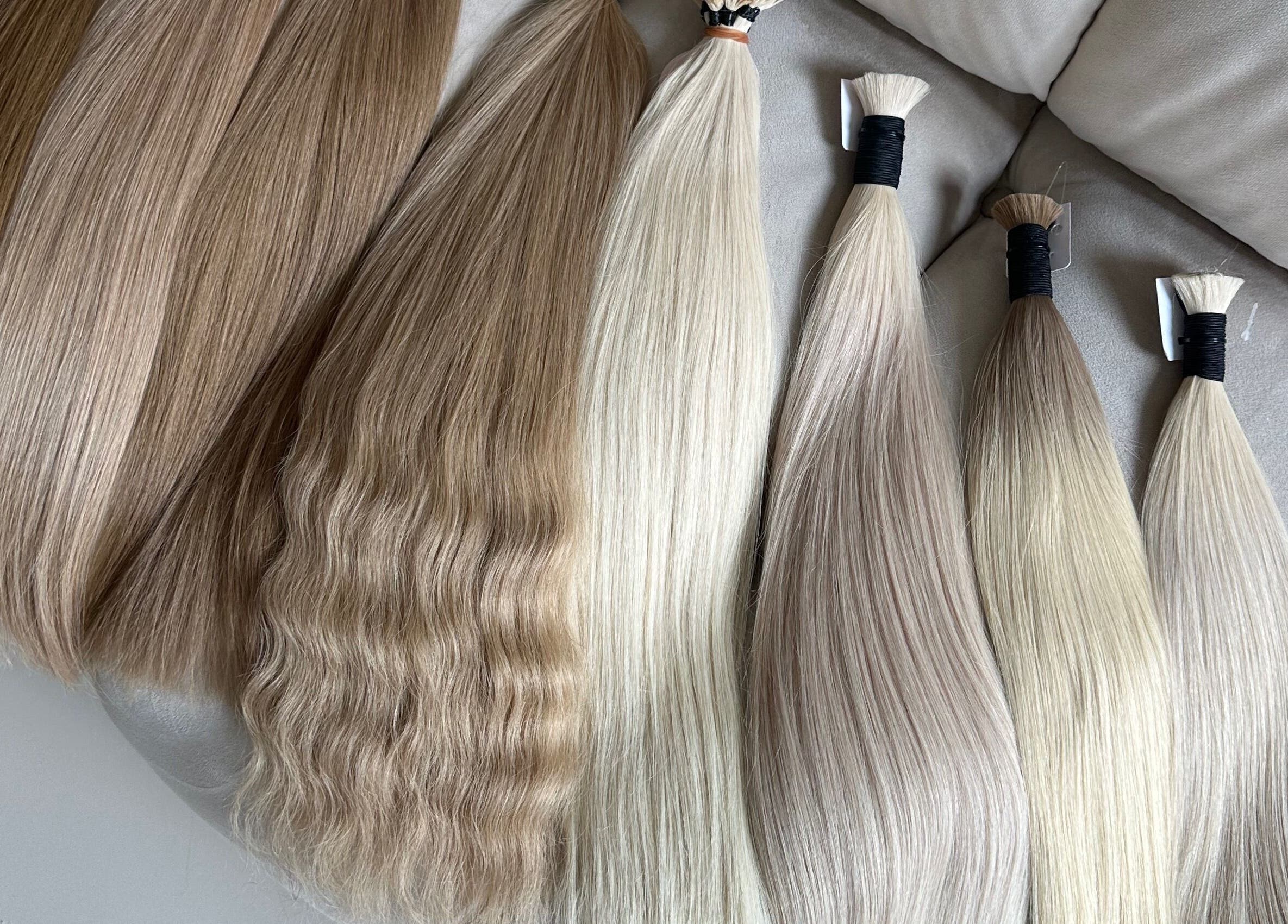 Variety of hair extensions at Byron Beauty Lounge, Bali, Bali, ID for glamorous transformations.