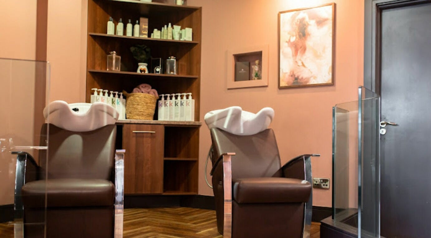 Luxurious hair wash stations at Aranna at Core, Templemore, County Tipperary, IE, offering a serene experience.