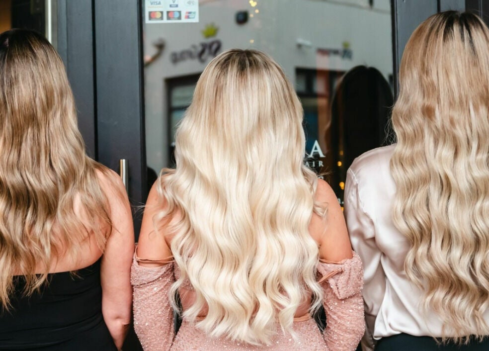 Elegant hairstyles showcase at Aranna at Core, Templemore, County Tipperary, IE.