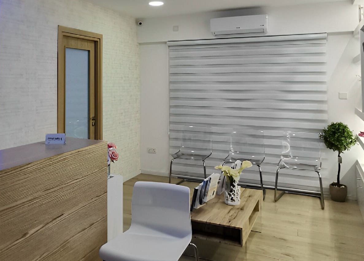 Lobby of Vesento Physiotherapy Limassol Gesy in Mesa Geitonia, Limassol, CY, featuring modern decor.