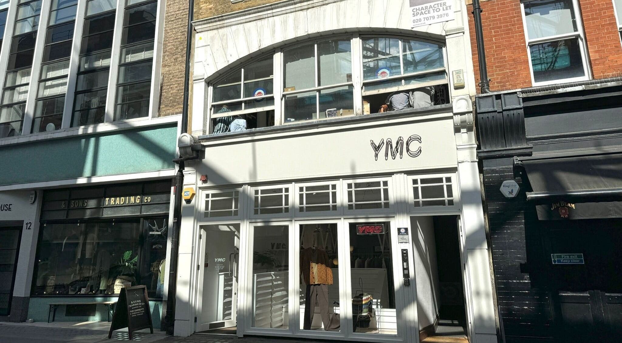 Exterior of Wish. Beaute Japanese Lashes Soho, London, England, GB with stylish modern design.