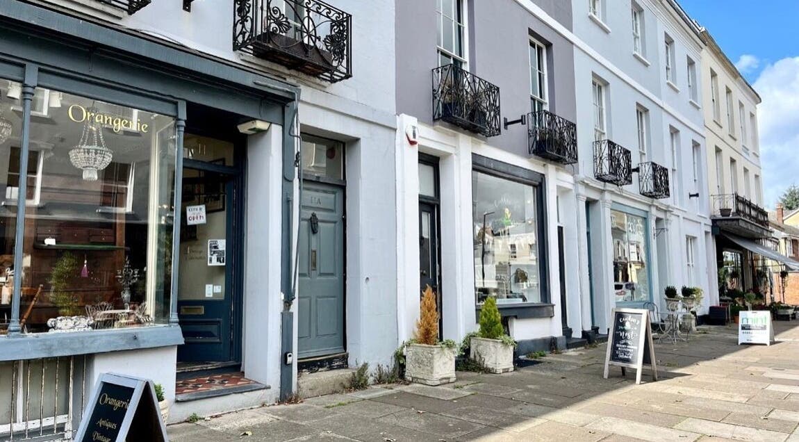 Street view of Future Skin Injectables with Karen Brereton Aesthetics, Cheltenham, England, GB.
