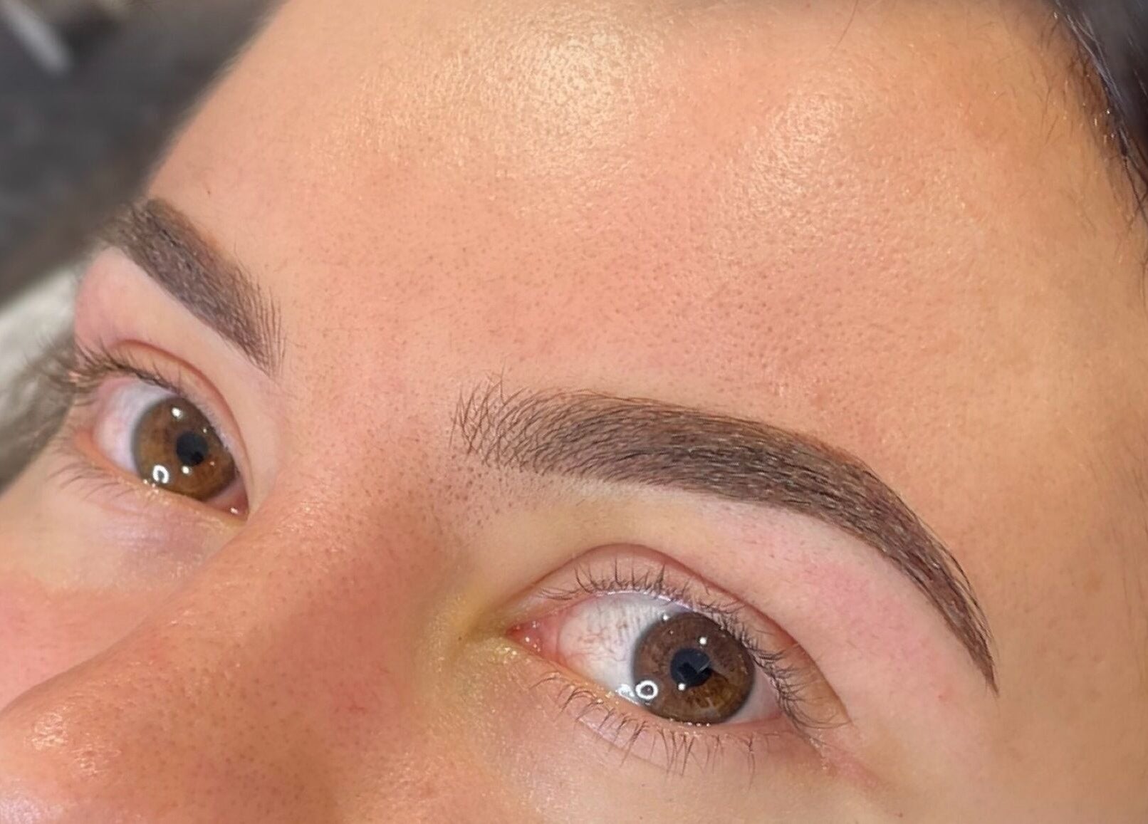 Perfectly shaped eyebrows at AE Clinics (Haverhill), Haverhill, England, GB enhancing natural beauty.