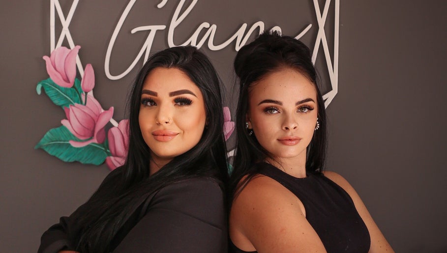 Stylish duo at The Glam Bar, Queensburgh, KwaZulu-Natal, ZA, showcasing beauty and wellness expertise.