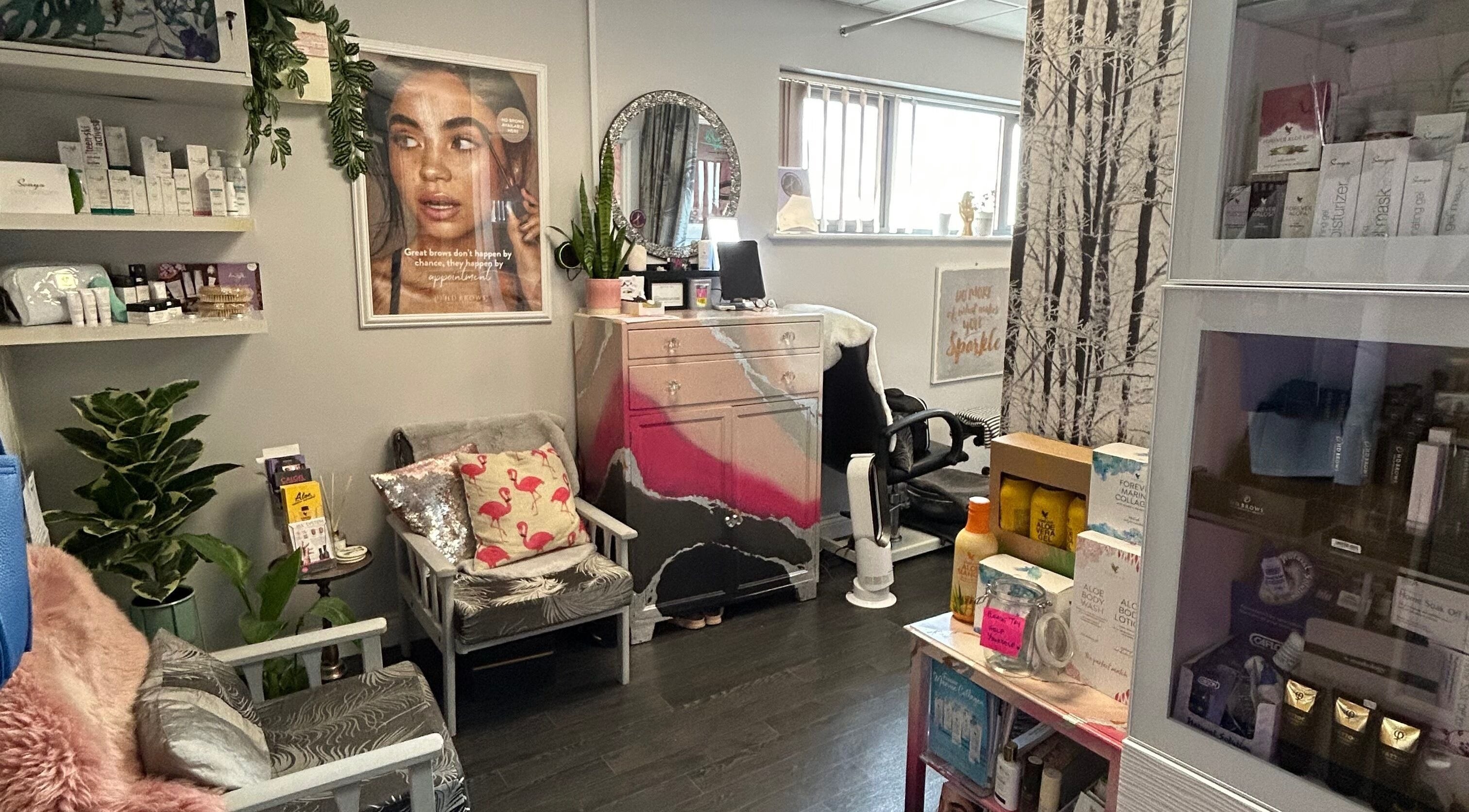Beauty By Anja. A.K Beauty & Pmu in Highnam, England, GB features a cozy, stylish beauty and wellness interior.