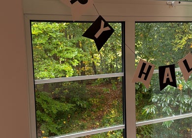 View of lush greenery from Sculpt and Shape Kent Skin & Body Clinic, Kings Hill, England, GB.