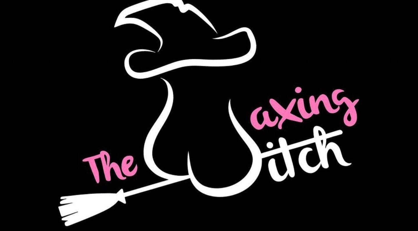 Logo of The Waxing Witch Suffolk with witch hat in Sudbury, England, GB.