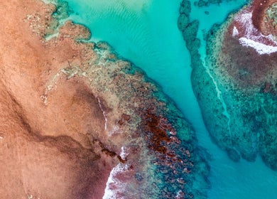 Stunning coastal aerial view near K&M Aesthetics Botox, Cape Coral, Florida, US.