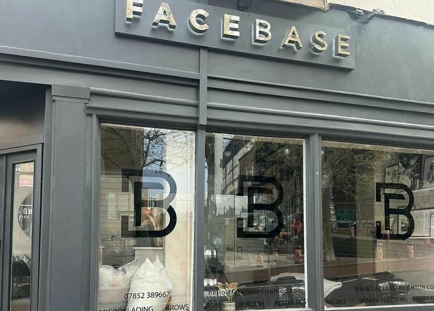 Front view of Face Base Brighton, a beauty salon in Brighton And Hove, England, GB.