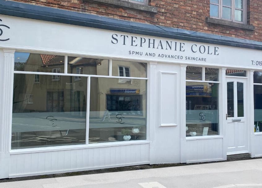 Exterior of Stephanie Cole SPMU and Advanced Skincare in Bingham, England, GB showcasing chic design.